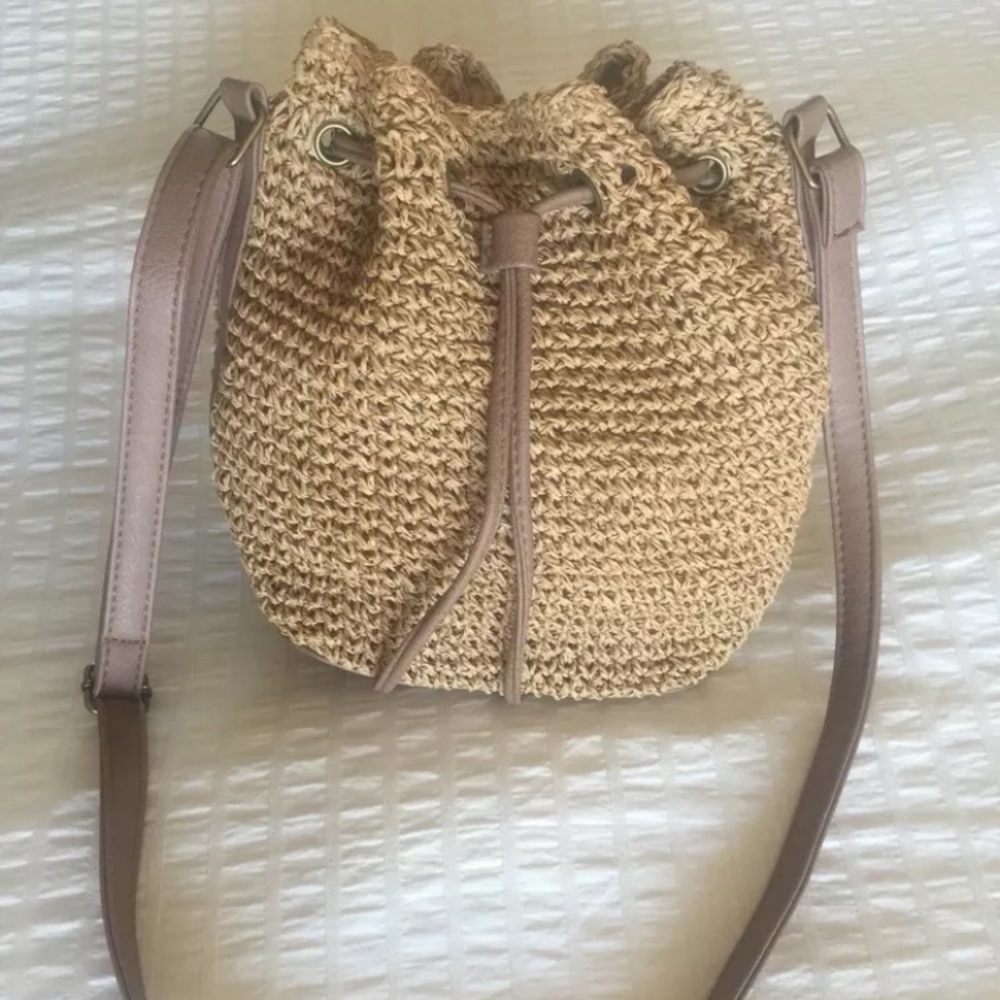 ANTHROPOLOGIE JCrew Zara Straw Tote - Picture 3 of 6